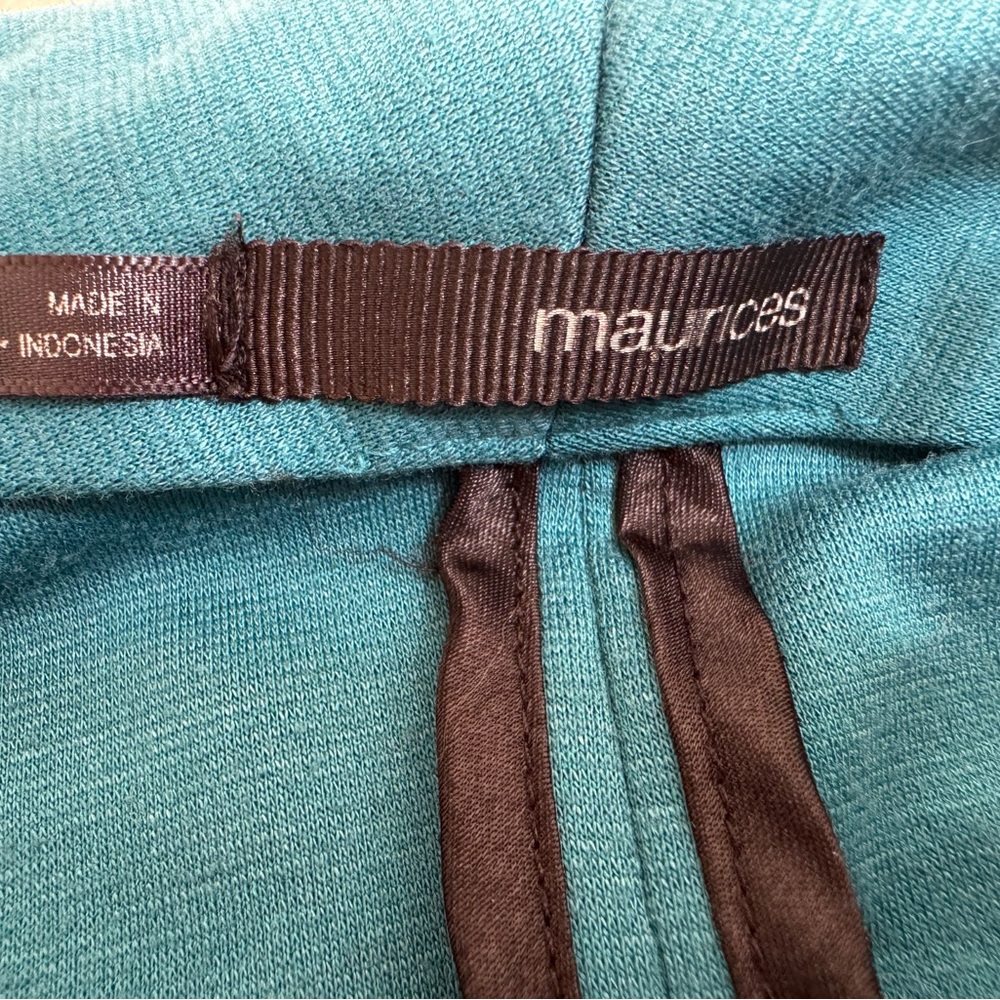 Maurices Teal and Black Women's Blazer Plus Size XXL - Picture 6 of 12